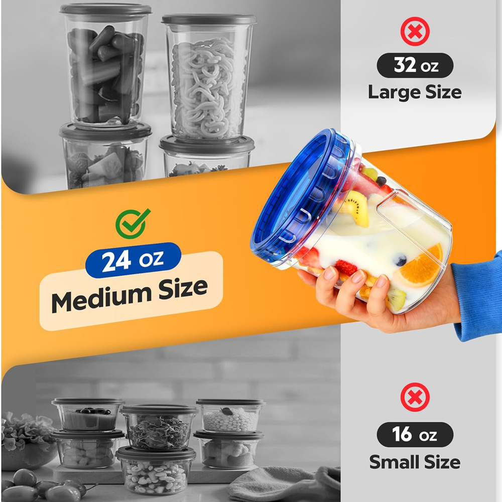 Freezer Storage Containers Air - огляд і ціна Food Storage Stackable Containers