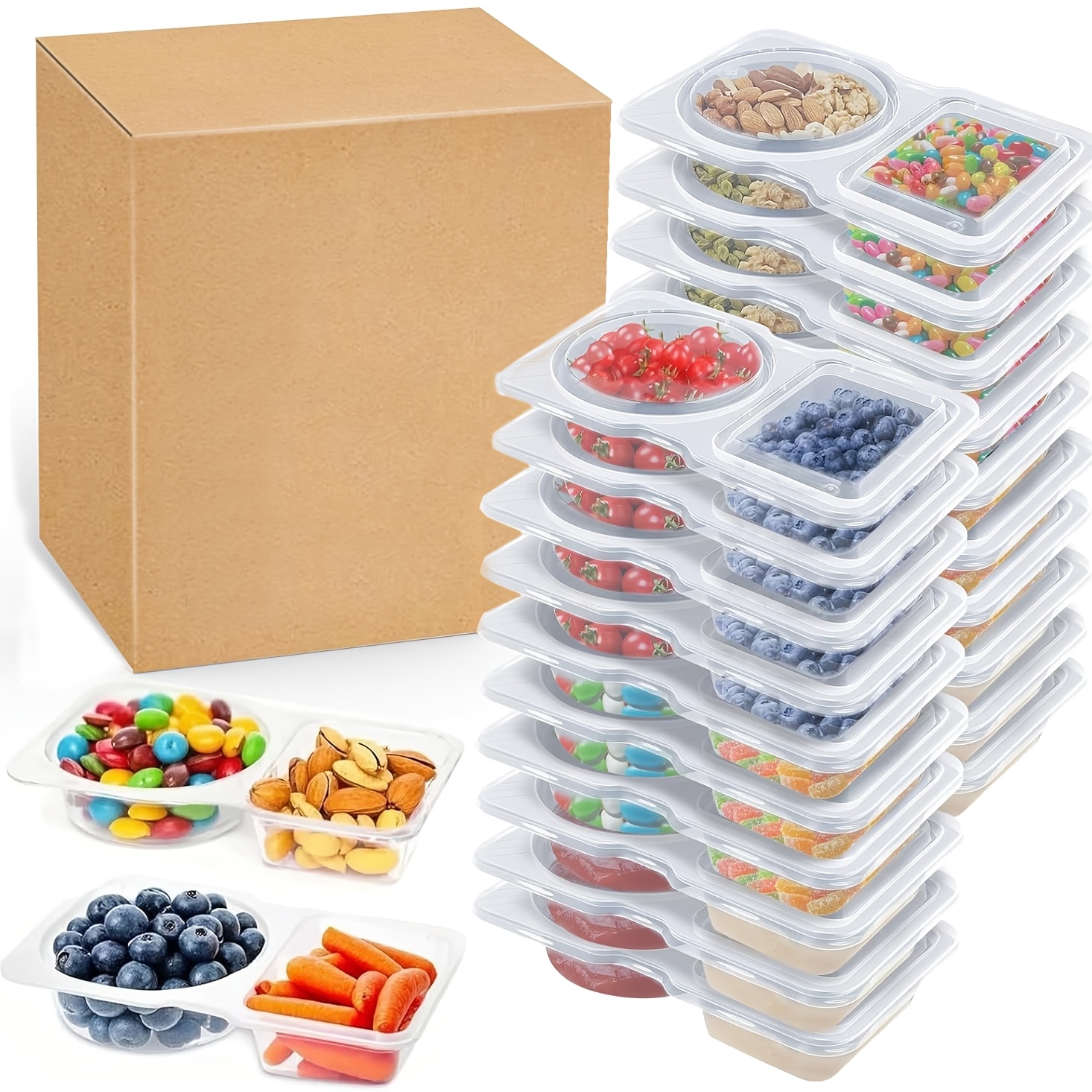 10Pcs Food Storage Containers  - огляд і ціна Food Storage Stackable Containers