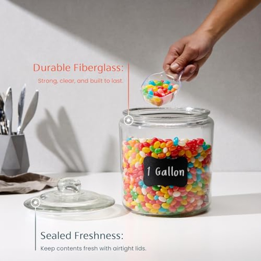 Glass Kitchen Jars Food and Co - огляд і ціна Food Storage Jars & Containers