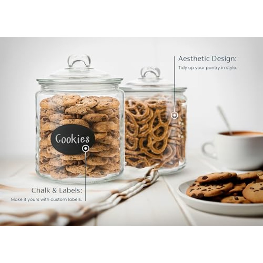 Glass Kitchen Jars Food and Co - огляд і ціна Food Storage Jars & Containers