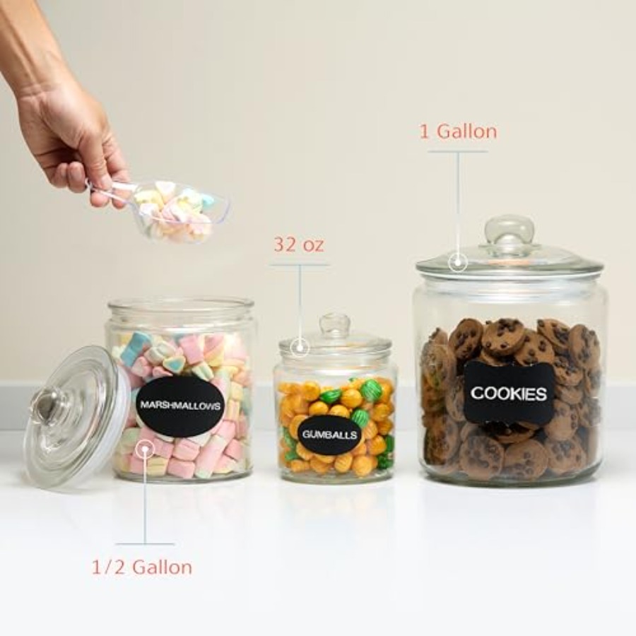 Glass Kitchen Jars Food and Co - огляд і ціна Food Storage Jars & Containers