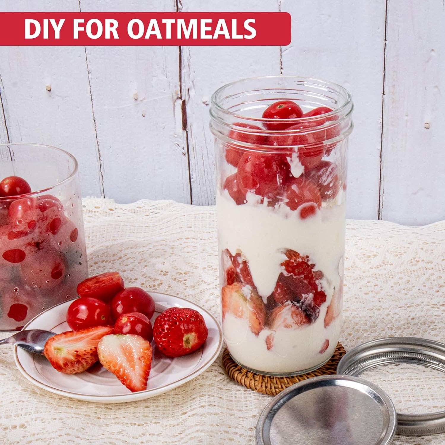 Jars Wide Mouth 6 Pack, 24oz G - огляд і ціна Food Storage Jars & Containers