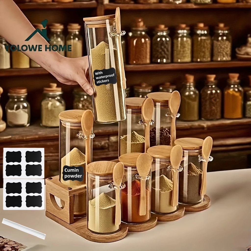 8-Piece Glass Storage Containe - огляд і ціна Food Storage Label