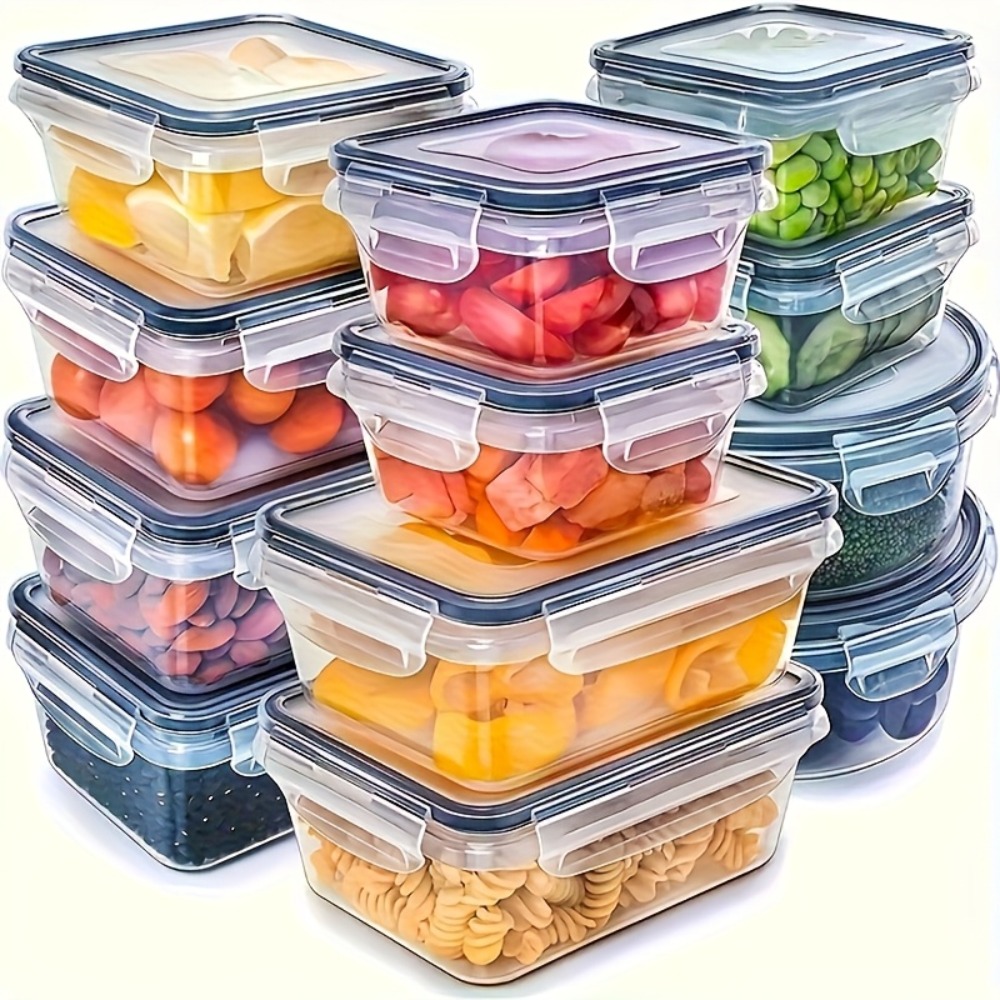 Set BPA-Free Airtight Food Con - огляд і ціна Food Storage Jars Plastic