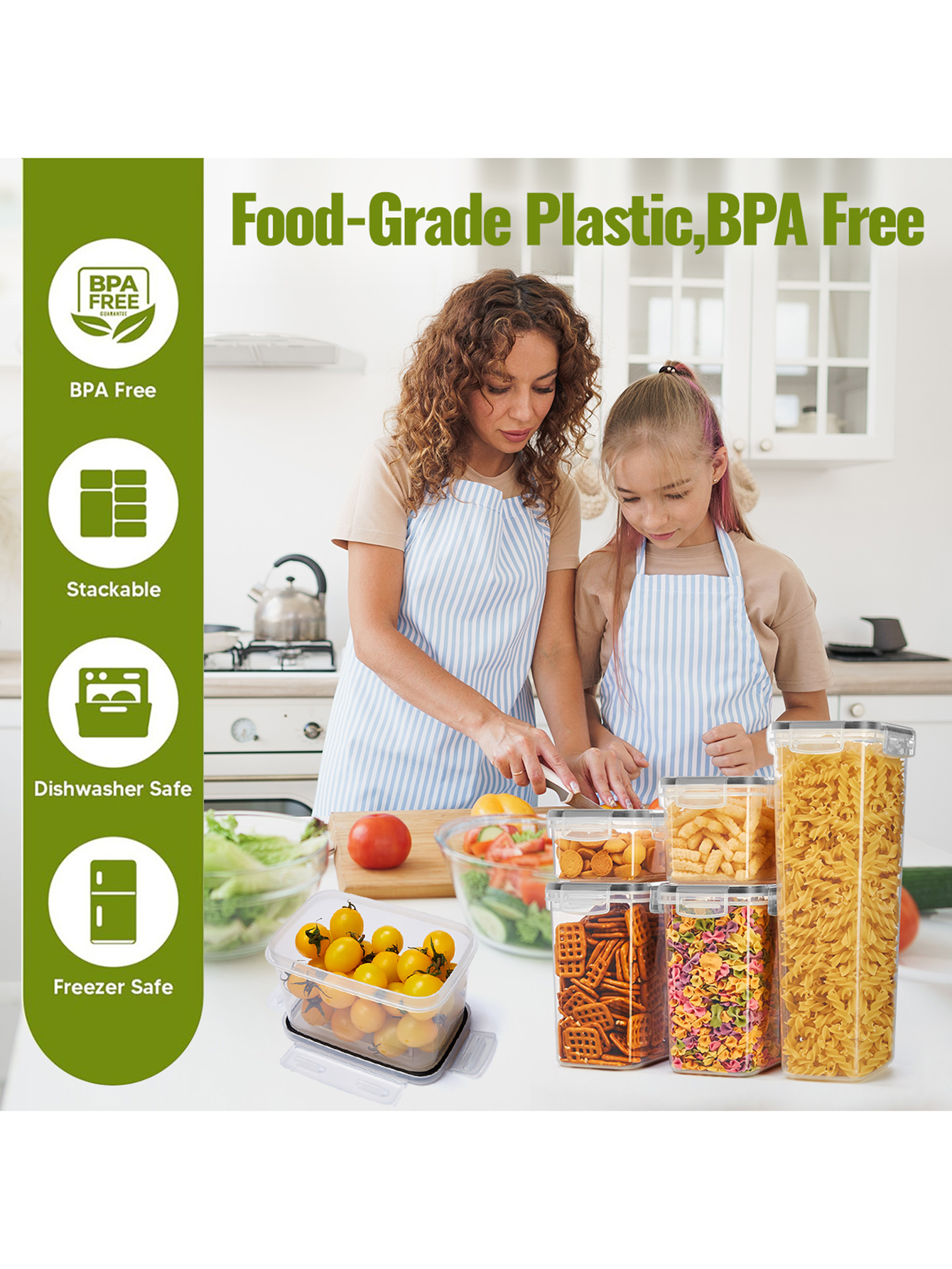 12pcs，Airtight food storage co - огляд і ціна Food Storage Jars Plastic