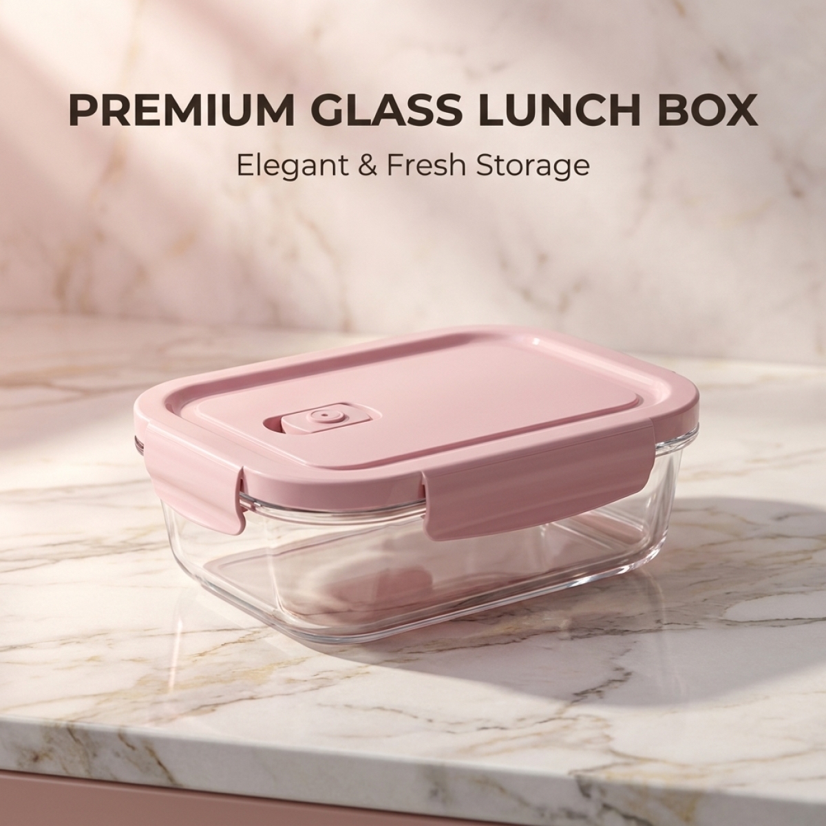 Premium Glass Lunch Box with P - огляд і ціна Food Storage Stackable Containers
