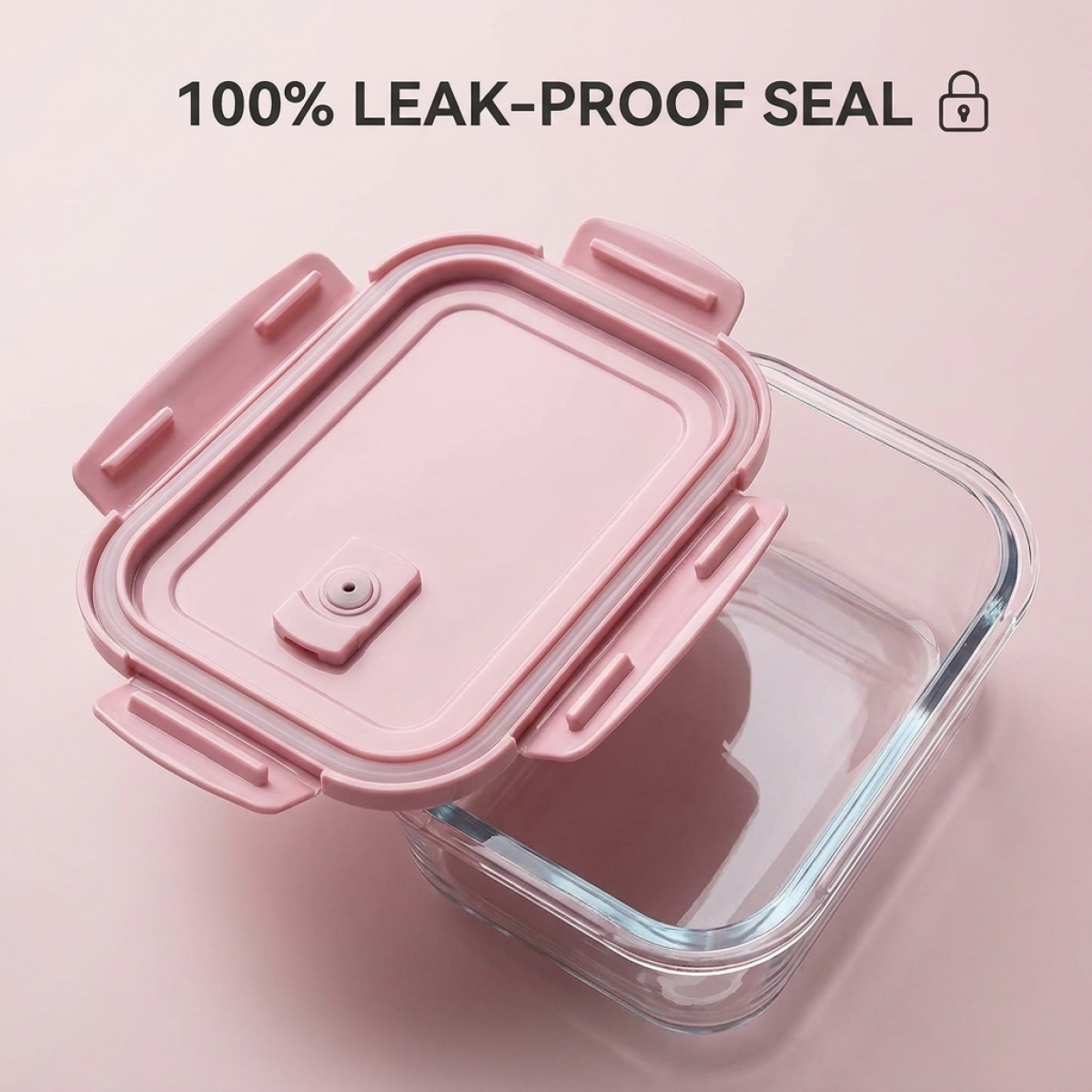 Premium Glass Lunch Box with P - огляд і ціна Food Storage Stackable Containers
