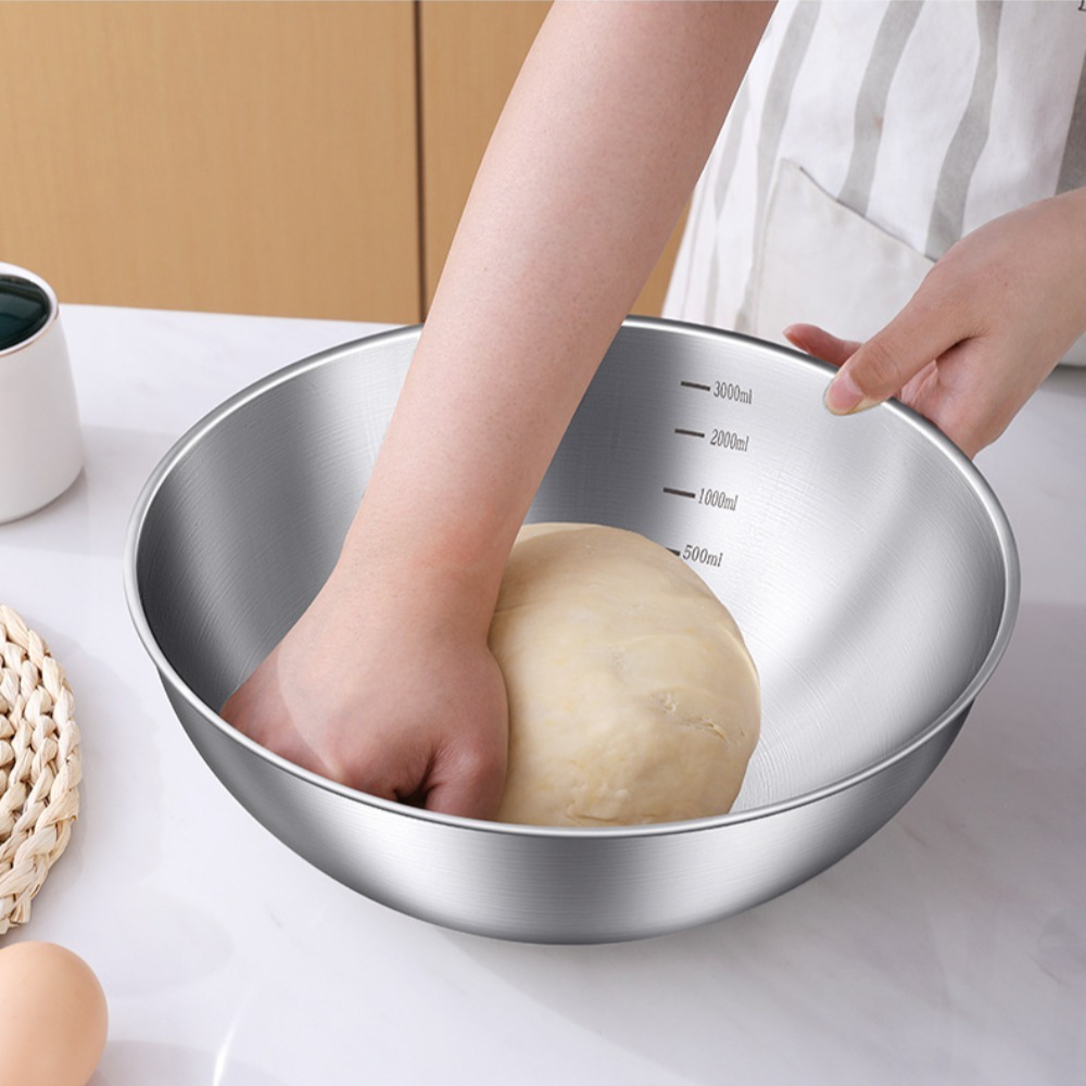 3pcs Stainless Steel Bowl Set  - огляд і ціна Food Storage Large