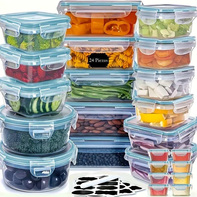 48PCS BPA-Free Food Storage Se - огляд і ціна Food Storage Containers Set