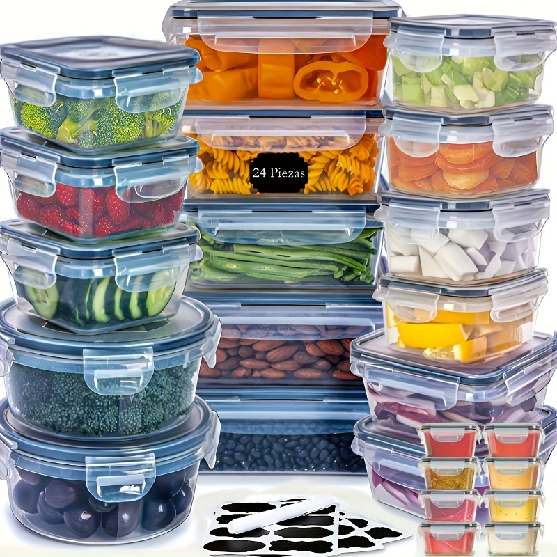 48PCS BPA-Free Food Storage Se - огляд і ціна Food Storage Containers Set