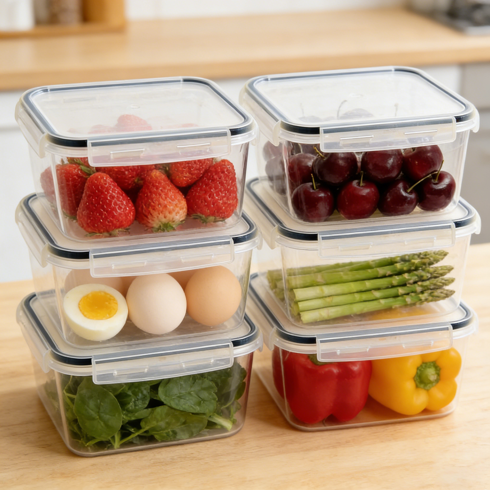2L  2/4/6/8Pcs Large food cont - огляд і ціна Food Storage And Safety