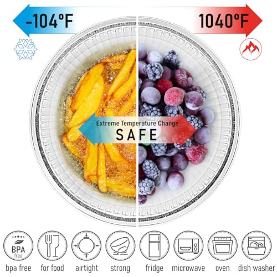 Stackable Space-Saving Set of  - огляд і ціна Set Food Storage