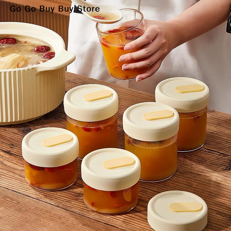【ST】1Pc 240/400ML Glass Food S - огляд і ціна Food Storage Jars & Containers