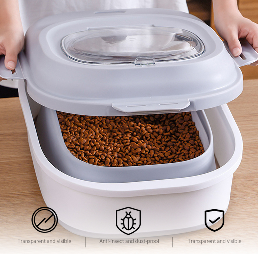 Collapsible Dry Cat Food Box 2 - огляд і ціна Food Storage Box Large