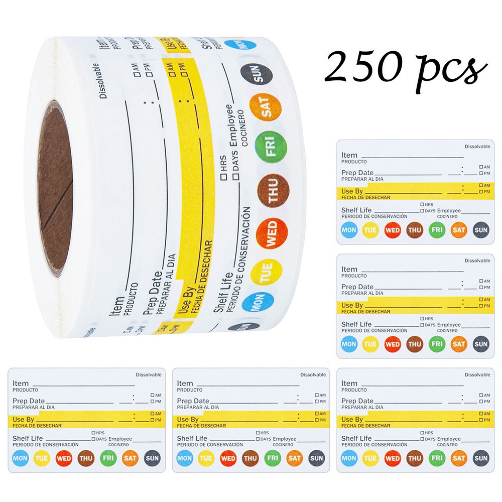250/300PCS Food Shelf Life Lab - огляд і ціна Food Storage And Safety